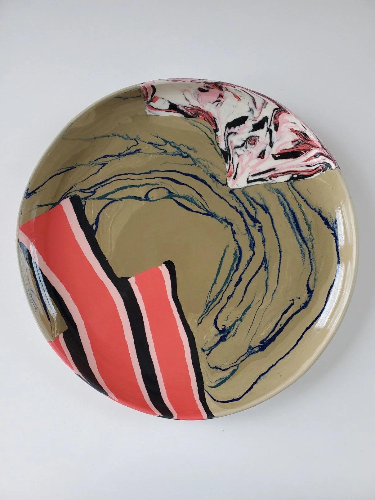 Nerikomi Platter no. 2