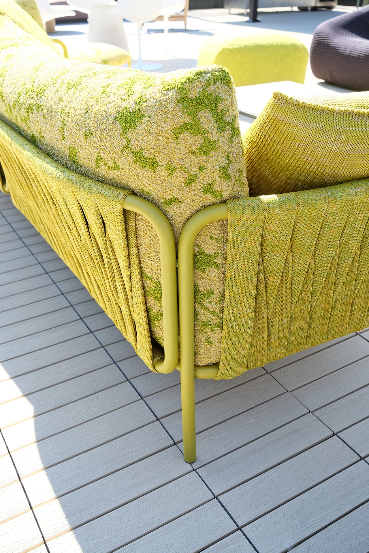 Plissé sofa